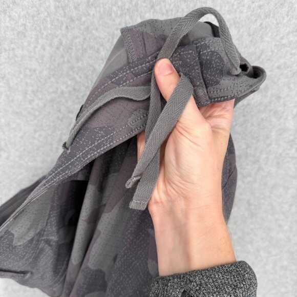 Prana Womens Halle Straight Leg Pant Size 8 Tall Gray Camo Hiking Convertible - Picture 5 of 13